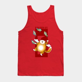 Fishday! Happy Kitty Tank Top